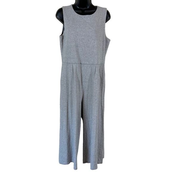 Eileen Fisher Moon Organic Cotton Cropped Jumpsuit